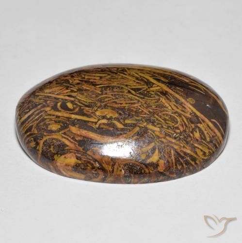 Jaspe Multicolor natural de 50.12 ct, Ovalada, Opaco