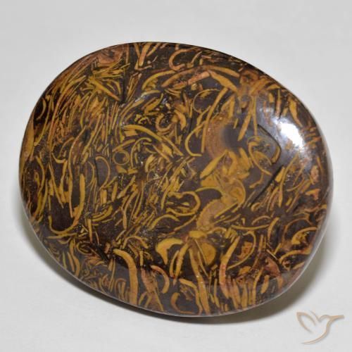 Jaspe Multicolor natural de 94.83 ct, Ovalada, Opaco