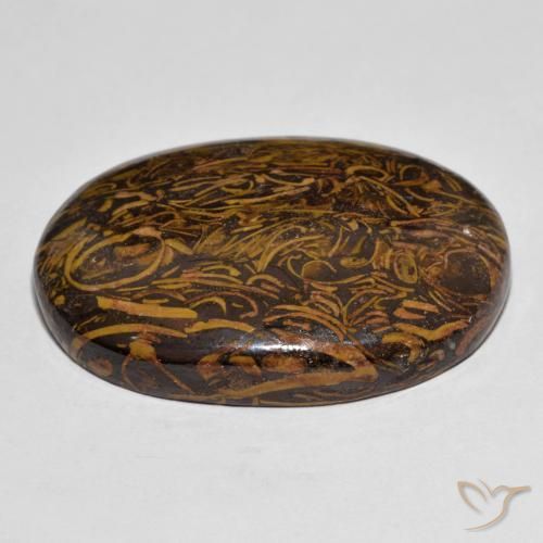Jaspe Multicolor natural de 76.80 ct, Ovalada, Opaco