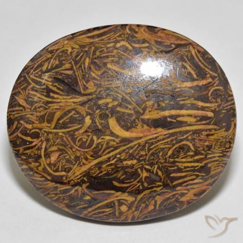 Jaspe Multicolor natural de 77.23 ct, Ovalada, Opaco