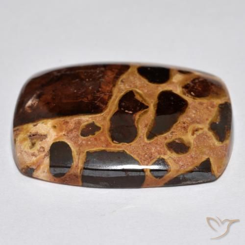 Jaspe Multicolor natural de 21.09 ct, Forma Cojín, Opaco