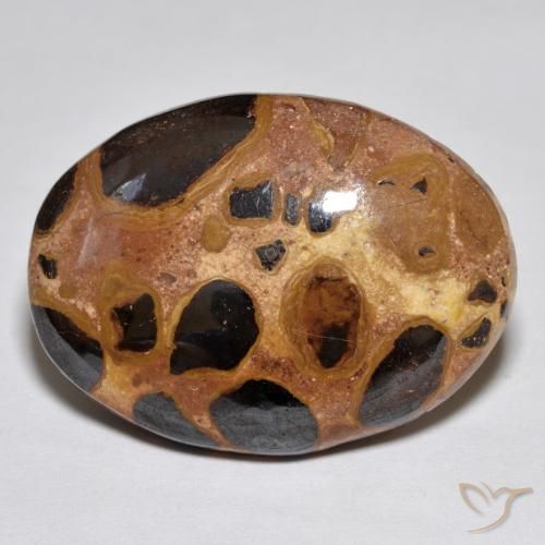 17.02ct Natural Multicolor Jaspe, Ovalada, Opaco