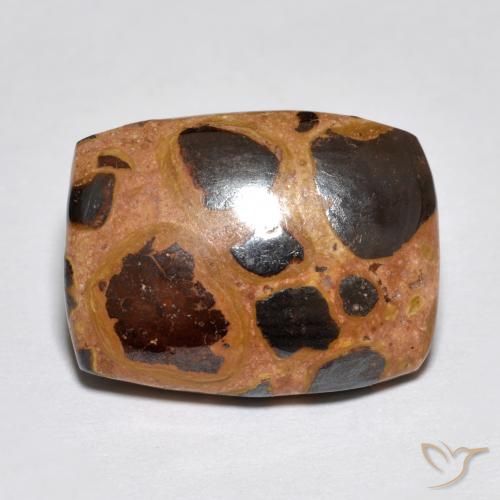 9.85ct Natural Multicolor Jaspe, Forma Cojín, Opaco