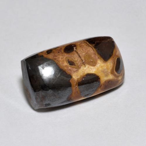 Jaspe multicolor natural de 6,94 ct, corte cojín, opaco