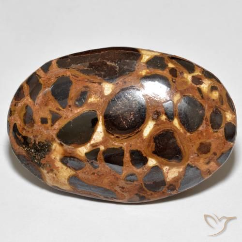 24.47ct Natural Multicolor Jaspe, Ovalada, Opaco