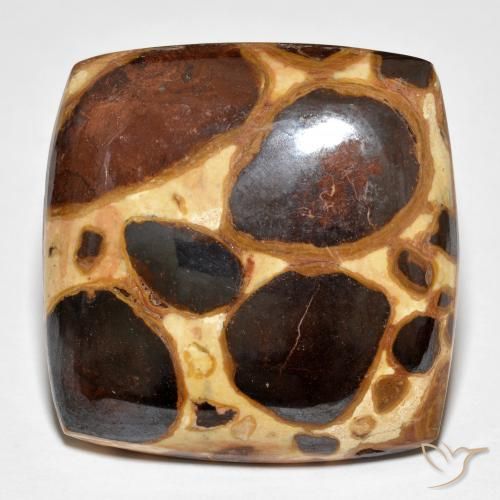 27.48ct Natural Multicolor Jaspe, Forma Cojín, Opaco