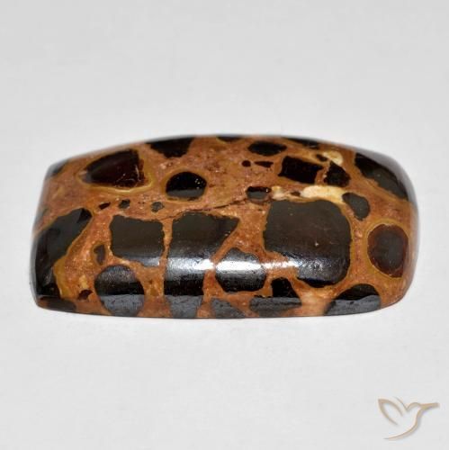 Jaspe Multicolor natural de 20.40 ct, Forma Cojín, Opaco