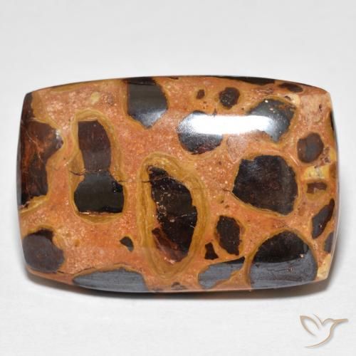 19.75ct Natural Multicolor Jaspe, Forma Cojín, Opaco