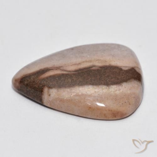 Jaspe Multicolor natural de 9.81 ct, En forma de pera, Opaco