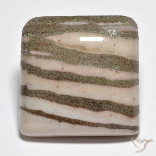 Jaspe Multicolor natural de 26.77 ct, Cuadrado, Opaco