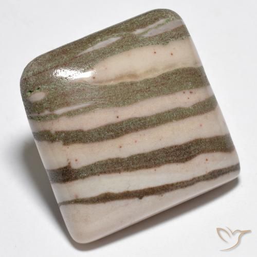 Jaspe Multicolor natural de 26.77 ct, Cuadrado, Opaco