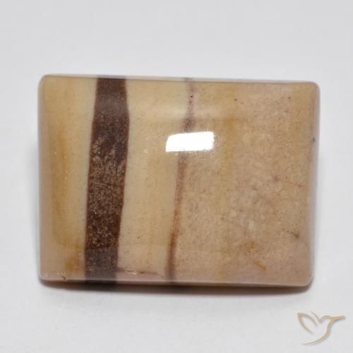 22.36ct Natural Multicolor Jaspe, Corte Baguette, Opaco