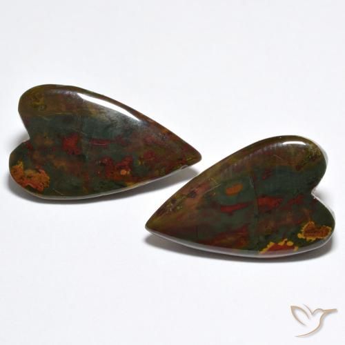 15.24ctw Natural Multicolor Jaspe, Corazón, Opaco