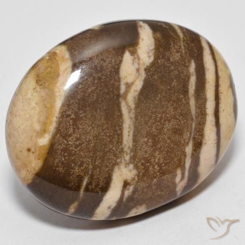 Jaspe Multicolor natural de 27.46 ct, Ovalada, Opaco