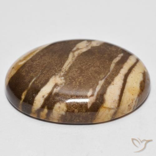 Jaspe Multicolor natural de 27.46 ct, Ovalada, Opaco