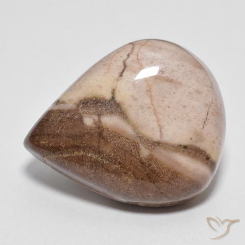 13.35ct Natural Multicolor Jaspe, En forma de pera, Opaco