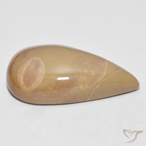 Jaspe Multicolor natural de 16.04 ct, En forma de pera, Opaco