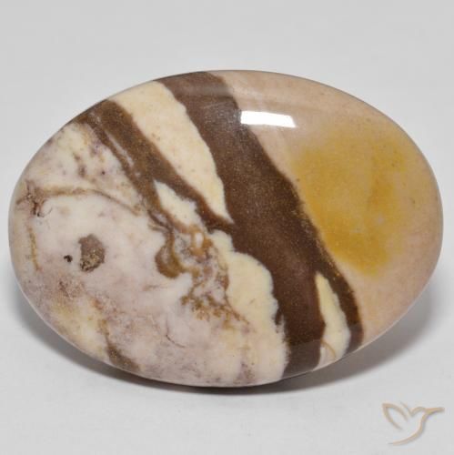 25.71ct Natural Multicolor Jaspe, Ovalada, Opaco