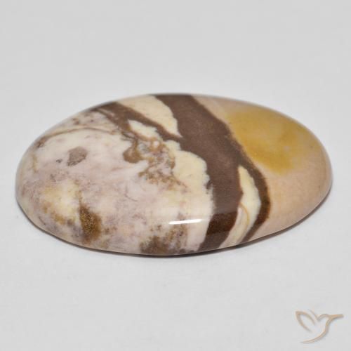 Jaspe Multicolor natural de 25.71 ct, Ovalada, Opaco