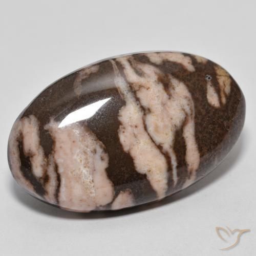 Jaspe Multicolor natural de 25.70 ct, Ovalada, Opaco