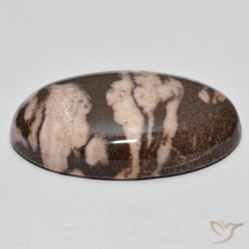 Jaspe Multicolor natural de 25.70 ct, Ovalada, Opaco