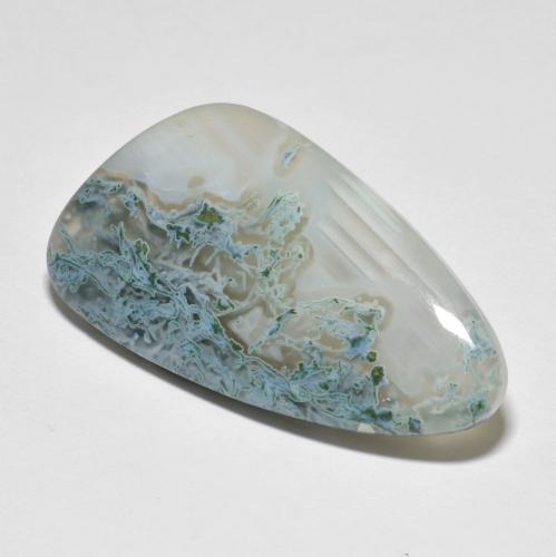 Jaspe multicolor natural de 28,82 ct, forma elegante, translúcido