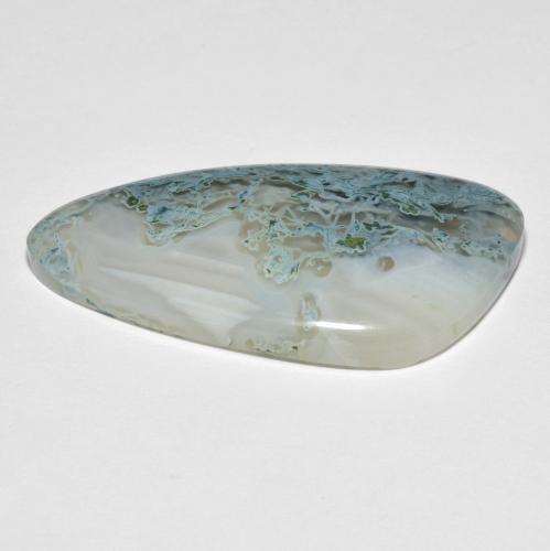 Jaspe multicolor natural de 28,82 ct, forma elegante, translúcido