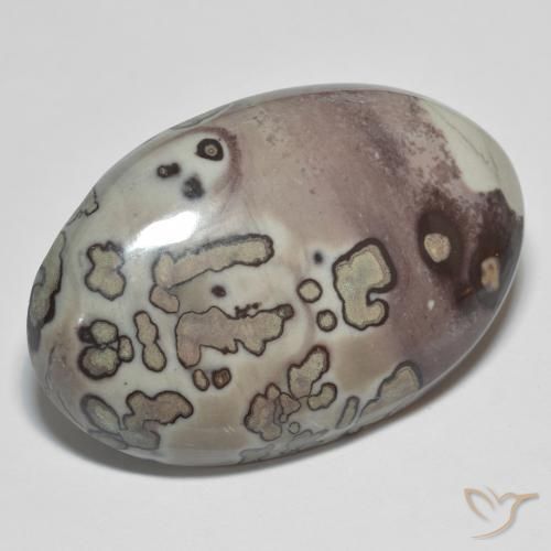 Jaspe Multicolor natural de 37.10 ct, Ovalada, Opaco