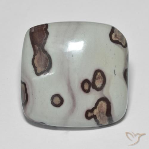 29.21ct Natural Multicolor Jaspe, Forma Cojín, Opaco