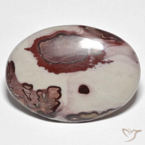 Jaspe Multicolor natural de 26.67 ct, Ovalada, Opaco