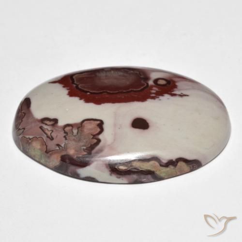 Jaspe Multicolor natural de 26.67 ct, Ovalada, Opaco
