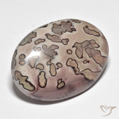 Jaspe Multicolor natural de 40.12 ct, Ovalada, Opaco