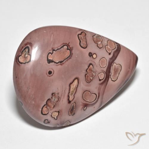42.71ct Natural Multicolor Jaspe, En forma de pera, Opaco