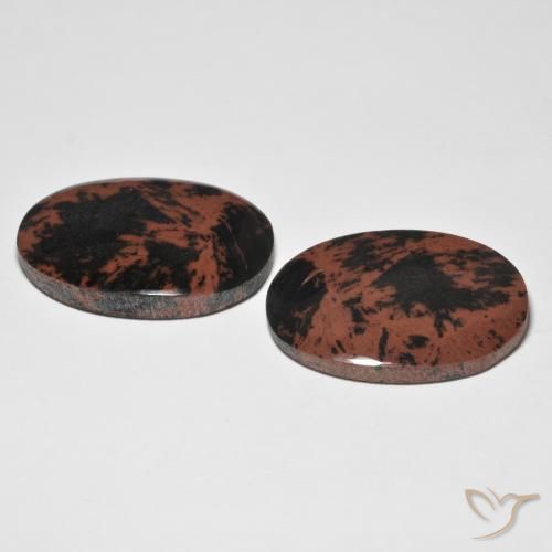 Gemas de Jaspe Multicolor natural de 28.79 ct, Ovalada, Opaco