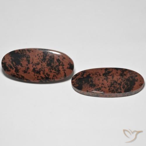 Gemas de Jaspe Multicolor natural de 35.30 ct, Ovalada, Opaco
