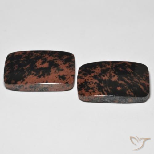Gemas de Jaspe Multicolor natural de 28.67 ct, Forma Cojín, Opaco