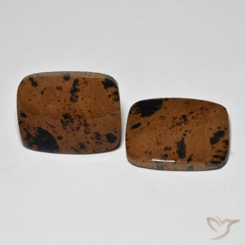 Gemas de Jaspe Multicolor natural de 23.67 ct, Forma Cojín, Opaco