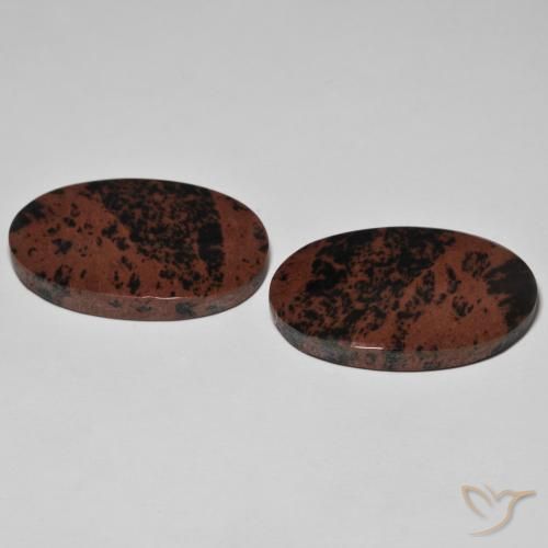 Gemas de Jaspe Multicolor natural de 29.54 ct, Ovalada, Opaco