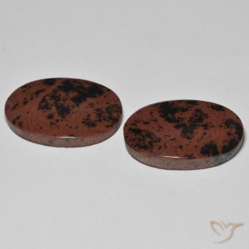 Gemas de Jaspe Multicolor natural de 19.47 ct, Ovalada, Opaco