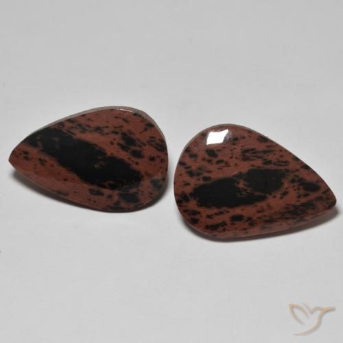 17.35ctw Natural Multicolor Jaspe, En forma de pera, Opaco