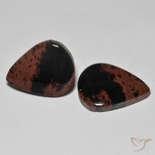 Gemas de Jaspe Multicolor natural de 19.97 ct, En forma de pera, Opaco