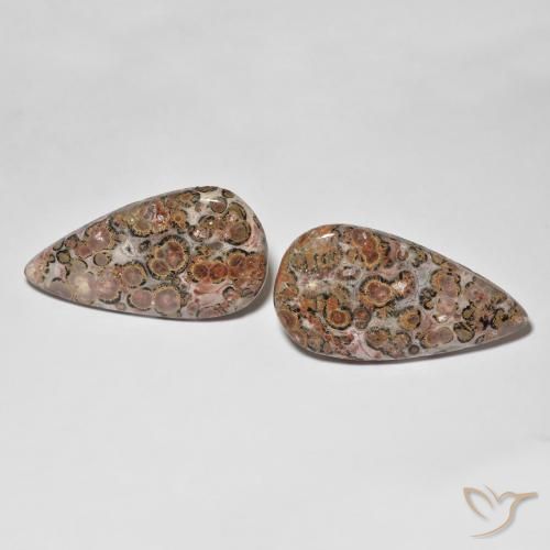 25.03ctw Natural Multicolor Jaspe, En forma de pera, Opaco