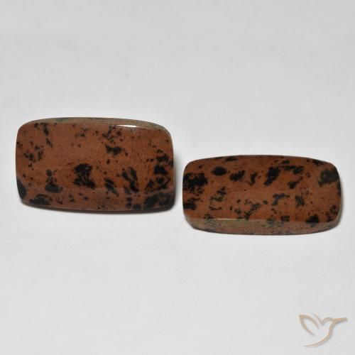 Gemas de Jaspe Multicolor natural de 23.58 ct, Forma Cojín, Opaco