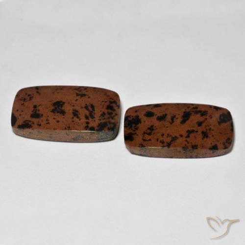 Gemas de Jaspe Multicolor natural de 23.58 ct, Forma Cojín, Opaco