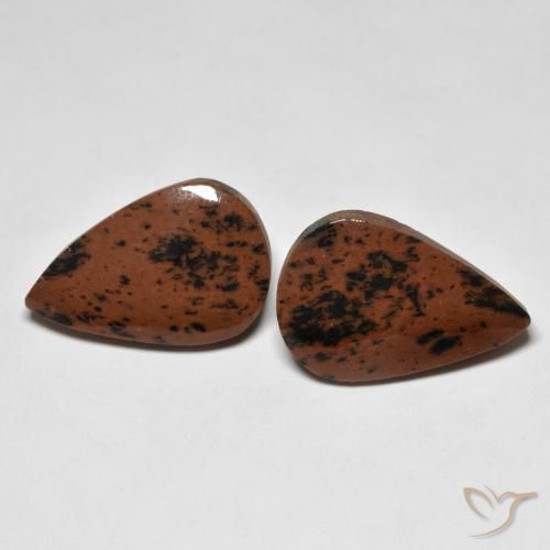 14.45ctw Natural Multicolor Jaspe, En forma de pera, Opaco