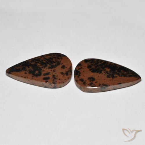 Gemas de Jaspe Multicolor natural de 23.22 ct, En forma de pera, Opaco