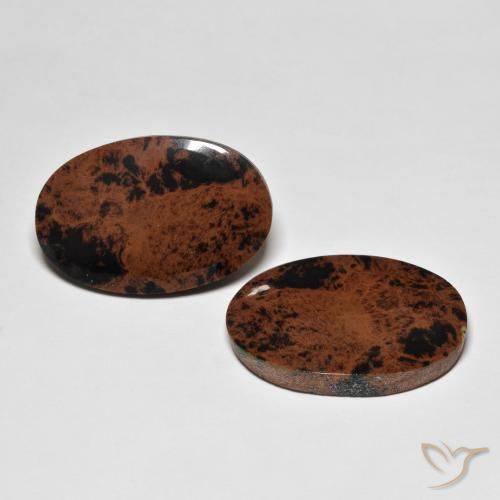 Gemas de Jaspe Multicolor natural de 25.76 ct, Ovalada, Opaco
