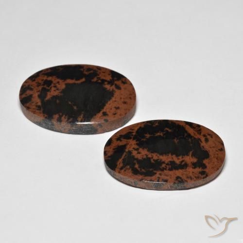 Gemas de Jaspe Multicolor natural de 25.68 ct, Ovalada, Opaco