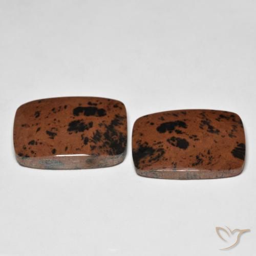 Gemas de Jaspe Multicolor natural de 24.89 ct, Forma Cojín, Opaco