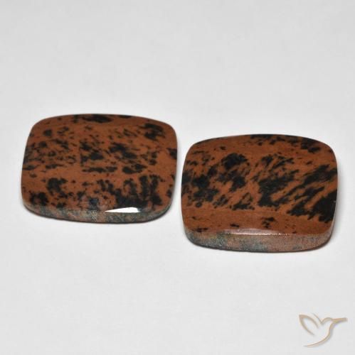 Gemas de Jaspe Multicolor natural de 23.47 ct, Forma Cojín, Opaco
